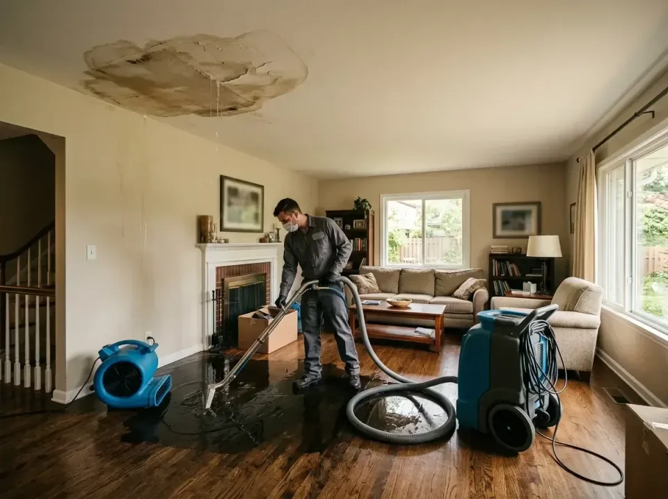 attic-pipe-burst-ceiling-drip-008 — frequently asked questions, Water Damage Restoration & Carpet Care in Enon, VA